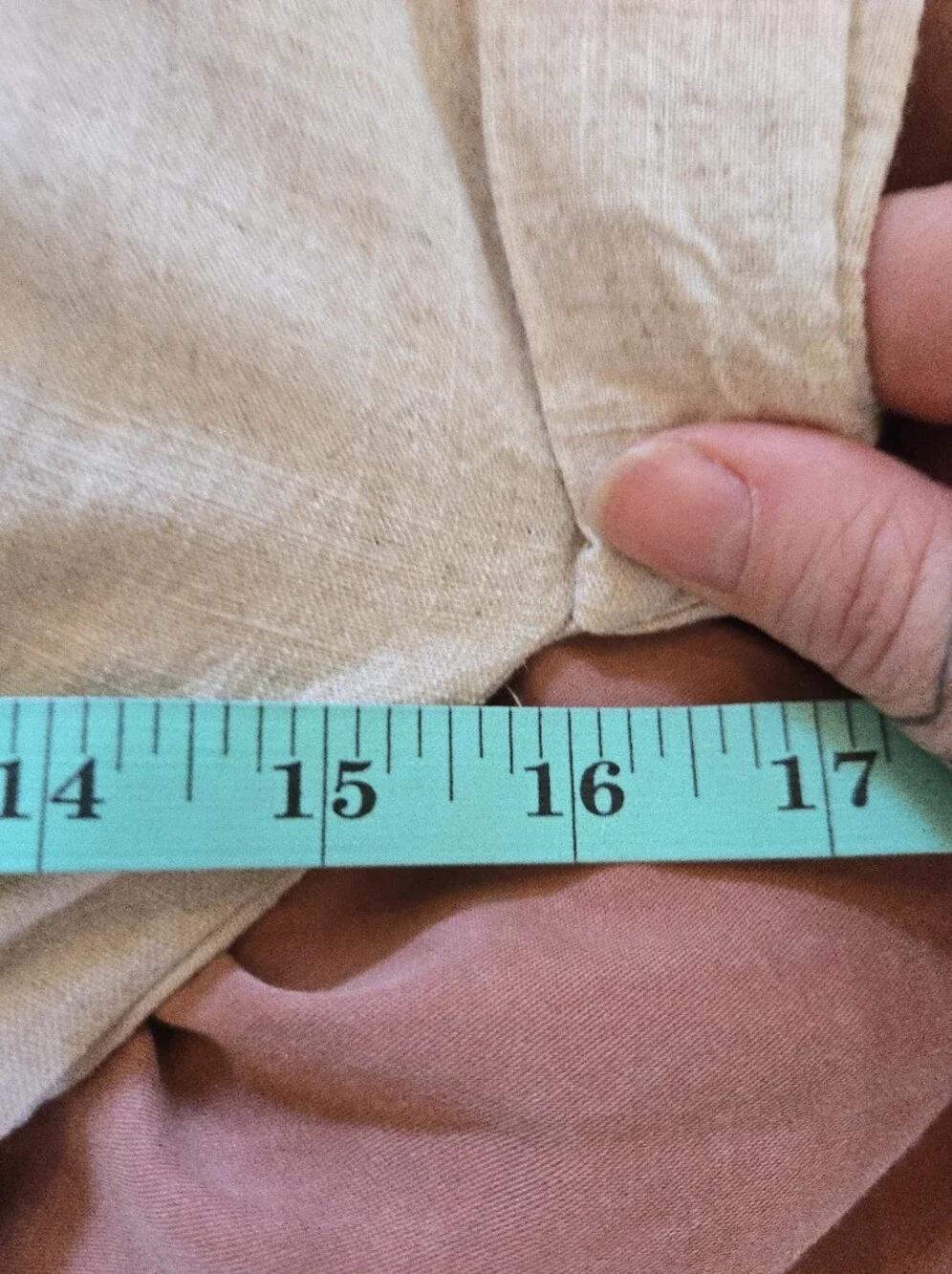 Dex | Cream Lightweight Viscose & Linen Blend Dress, Size S - Picture 5 of 10